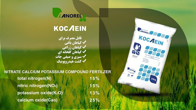 کود کوکاین (نیترات کلسیم پتاسیم) 25 کیلویی آنورل بلژیک
